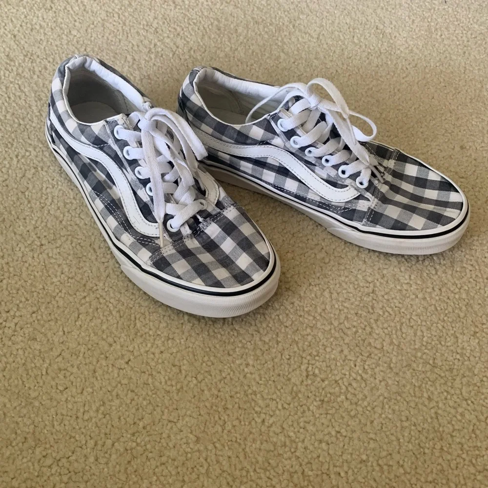 VANS “Old Skool” Checkered Sneakers - Picture 3 of 9
